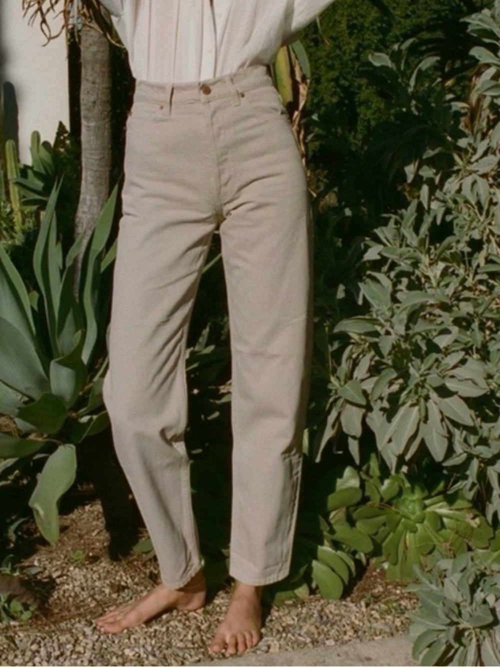 Doen High-Rise Straight Jeans